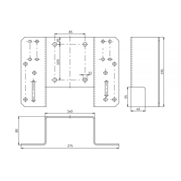 SKF Konsole für KFU Anlagen