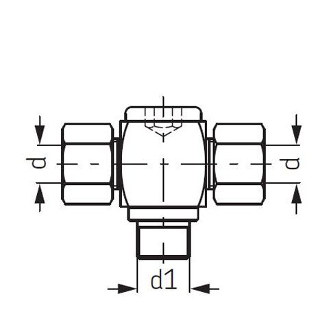 SKF T-Einschraubverschraubung