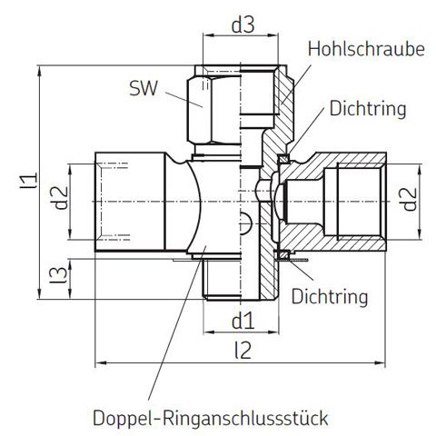 SKF Vogel Kreuzverschraubung schwenkbar