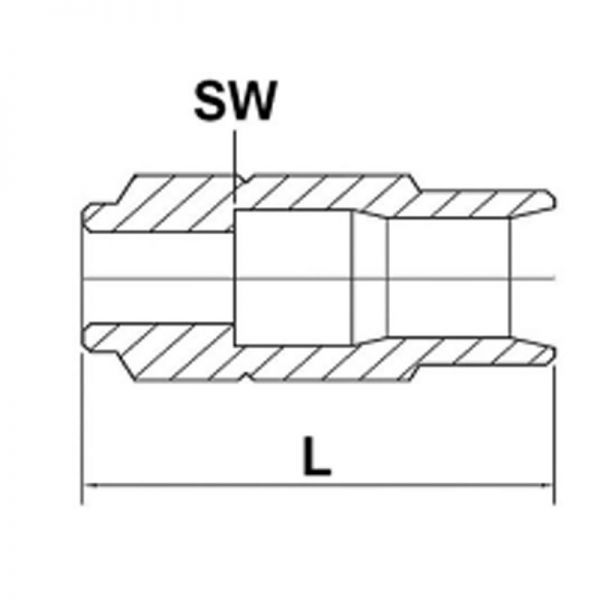 Schraubhülsen für Ø 4,1 x 8,75