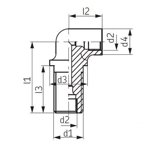 Tube Connectors, elbow