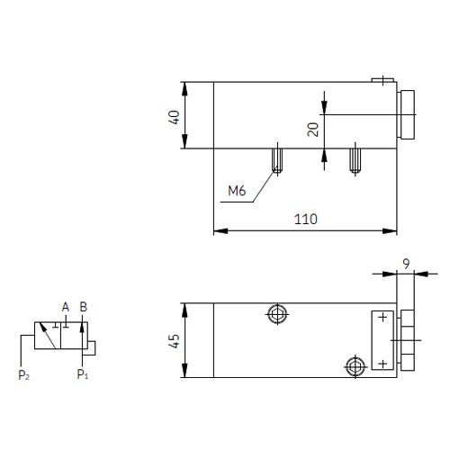 Hydraulisches Umsteuerventil 24-1883-2093